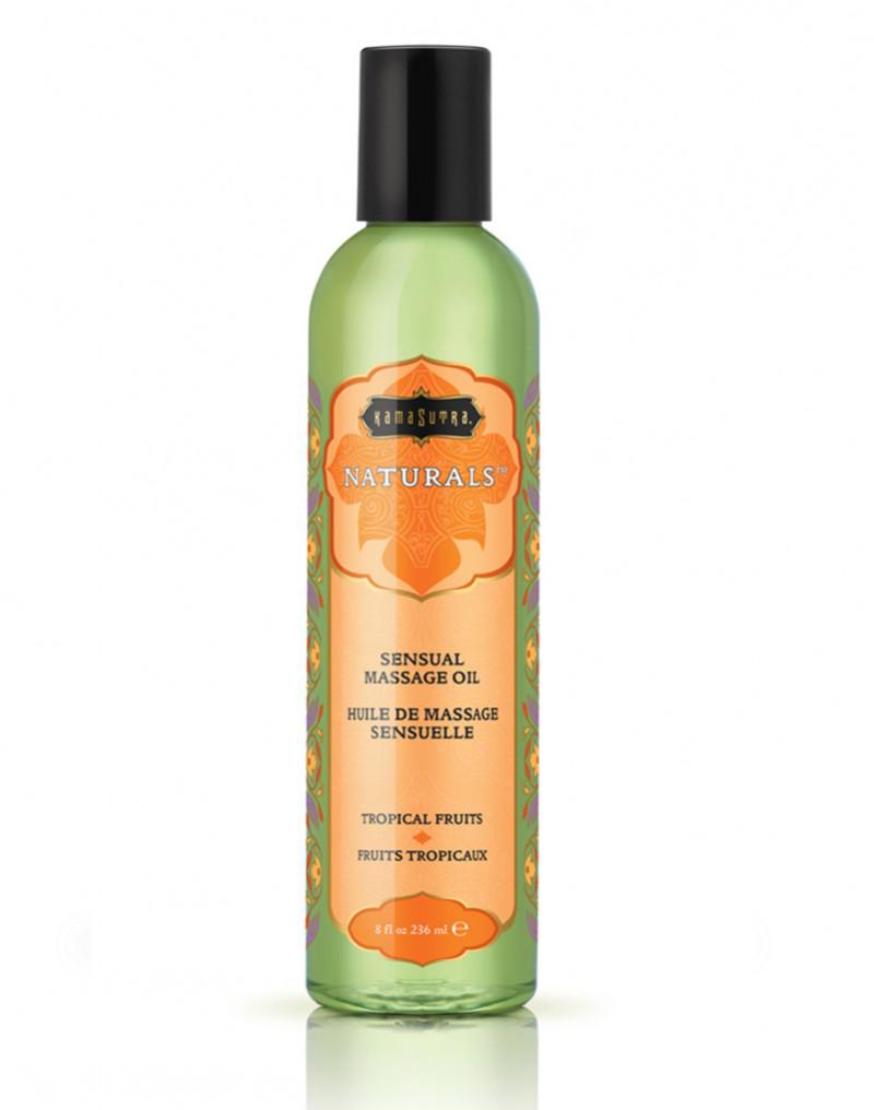 Kamasutra Naturals Massageolie Tropical Fruits - Erotiekvoordeel.nl