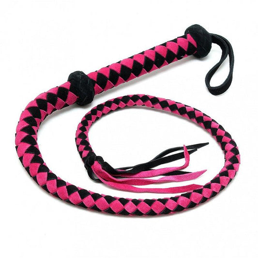 Korte Bull Whip - roze - Erotiekvoordeel.nl