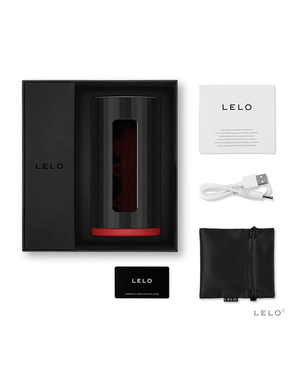 LELO F1S V2 Interactieve masturbator met App Control - rood - Erotiekvoordeel.nl