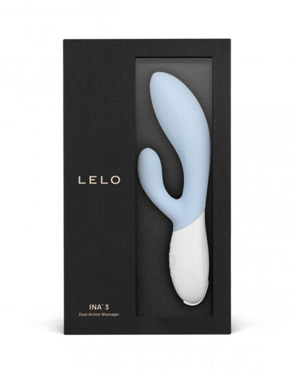 LELO Ina 3 Rabbit Vibrator - lichtblauw-Erotiekvoordeel.nl