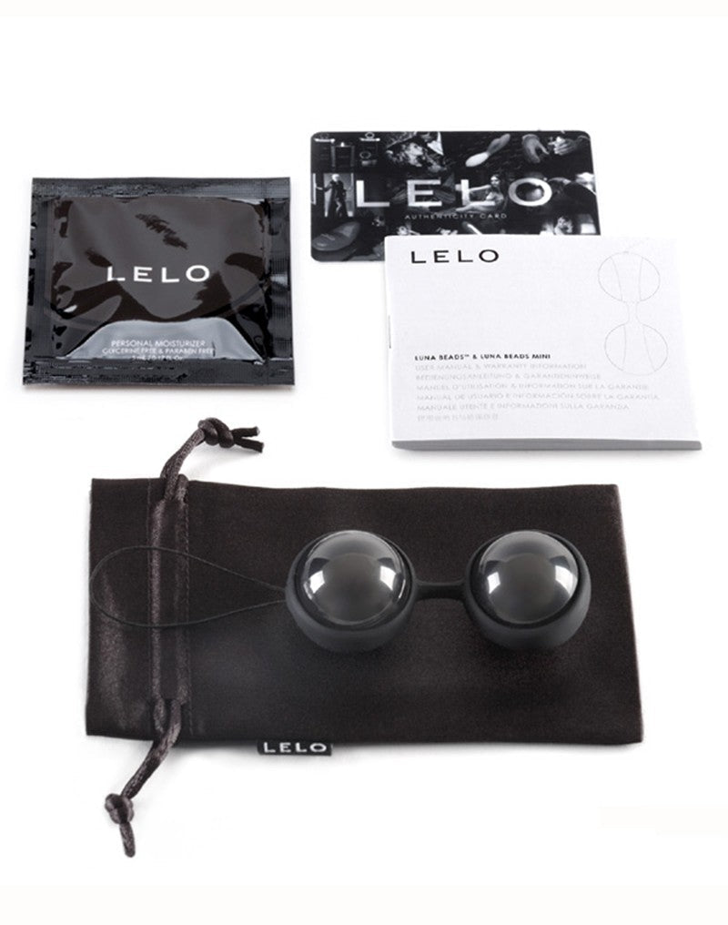 LELO Luna Beads Noir vaginale balletjes - Erotiekvoordeel.nl