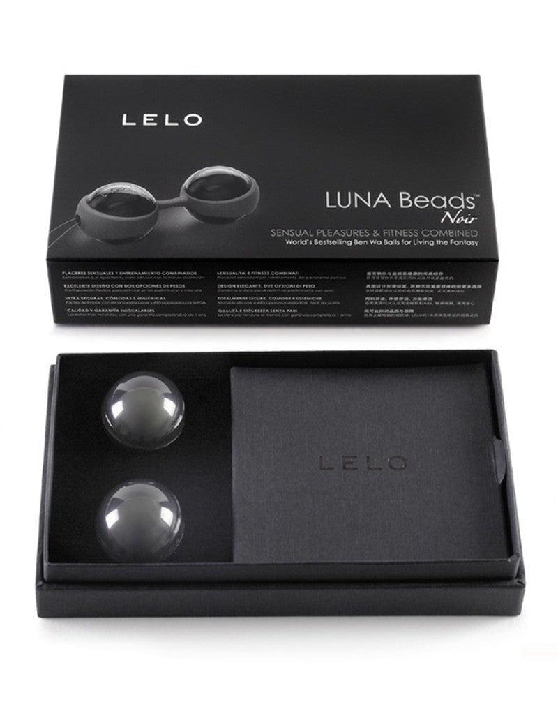 LELO Luna Beads Noir vaginale balletjes - Erotiekvoordeel.nl