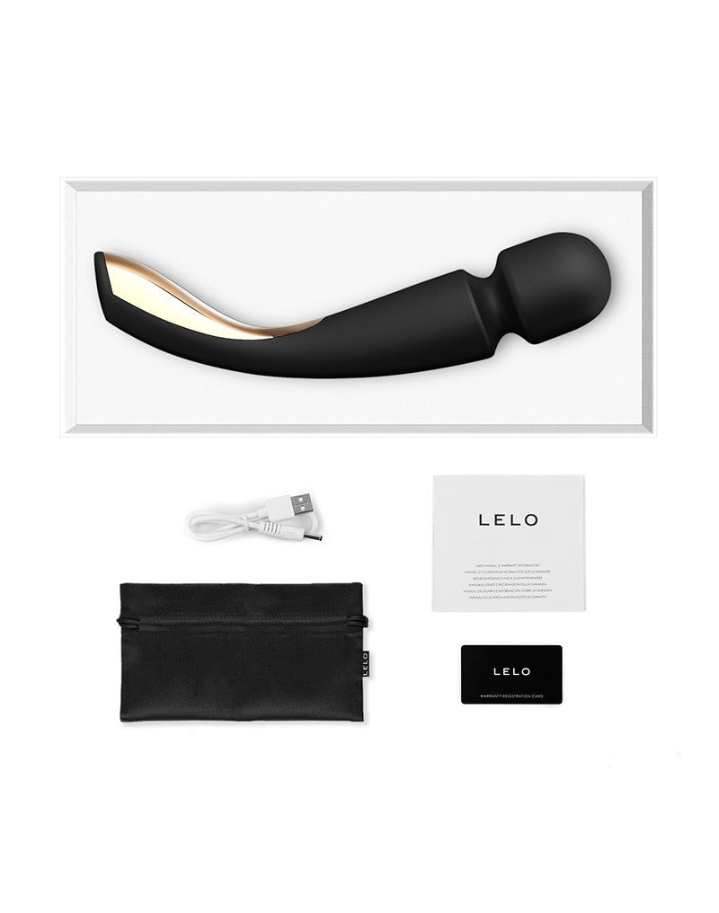 LELO Smart Wand 2 Wand Vibrator - Zwart - Erotiekvoordeel.nl