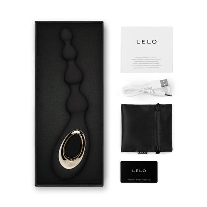 LELO - Soraya Beads - Anaal Vibrator - Zwart-Erotiekvoordeel.nl