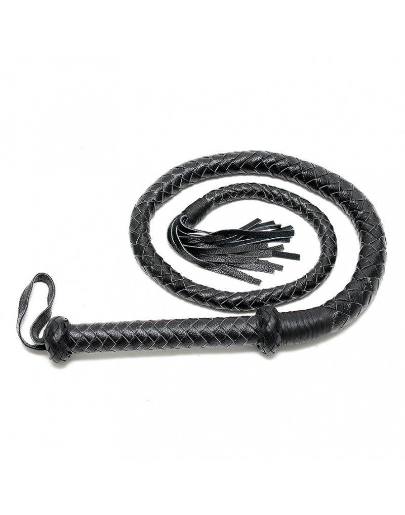 Lange Bullwhip 200 cm - zwart - Erotiekvoordeel.nl