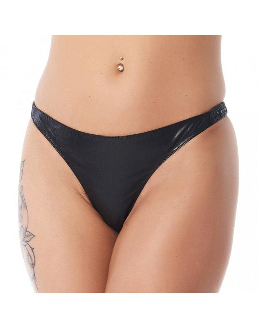 Lederen G-String voor dames - Erotiekvoordeel.nl