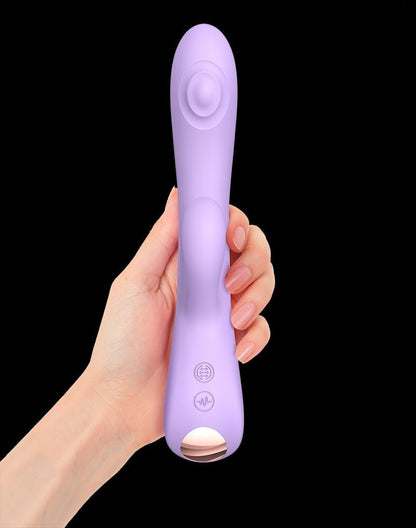 Love to Love BUNNY & CLYDE Rabbit Vibrator met "tapping" functie - lila-Erotiekvoordeel.nl