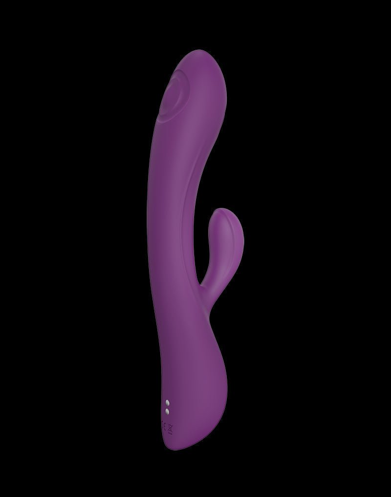 Love to Love BUNNY & CLYDE Rabbit Vibrator met "tapping" functie - paars-Erotiekvoordeel.nl