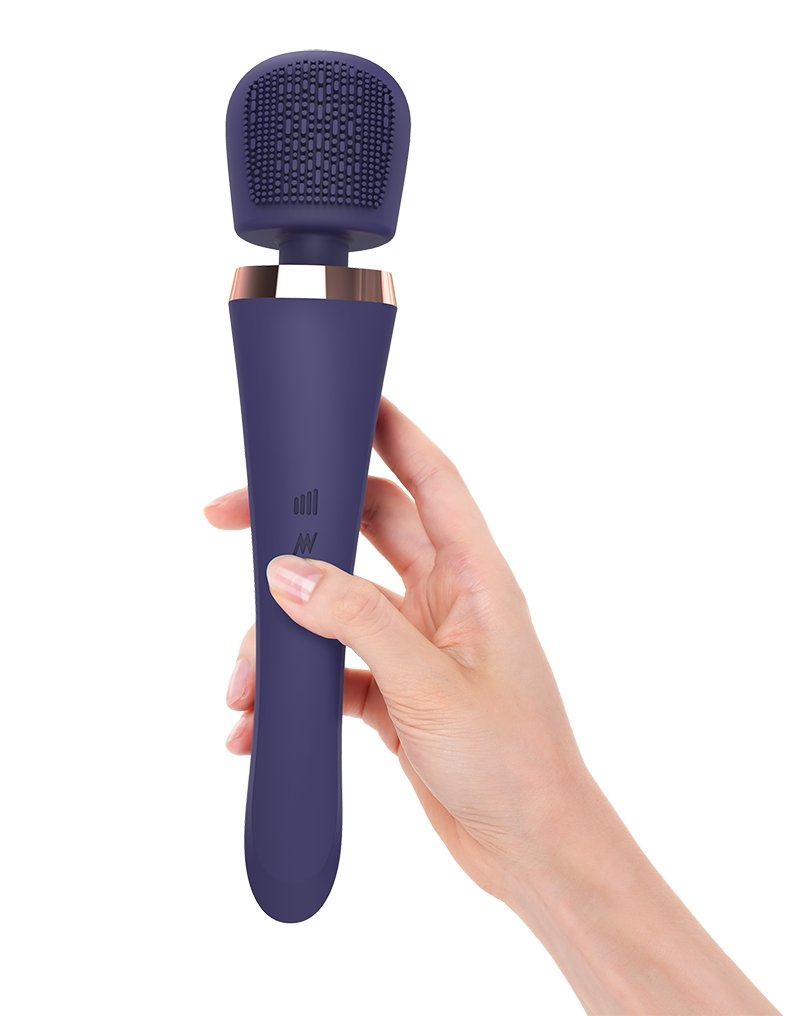 Love to Love Brush Crush Wand Vibrator - paars-Erotiekvoordeel.nl