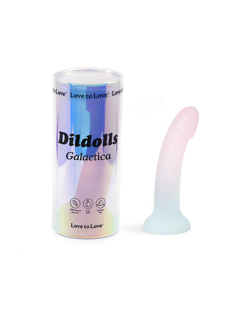 Love to Love - Dildoll Daydream - Kleurrijke Dildo - Siliconen-Erotiekvoordeel.nl