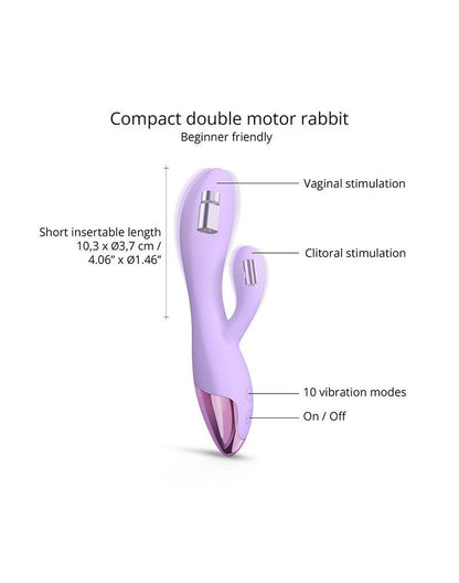 Love to Love - Funky Bunny - Rabbit Vibrator - Lila-Erotiekvoordeel.nl