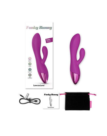 Love to Love - Funky Bunny - Rabbit Vibrator - Roze-Erotiekvoordeel.nl