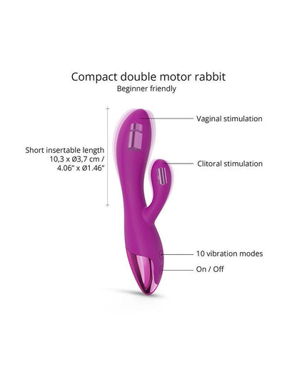 Love to Love - Funky Bunny - Rabbit Vibrator - Roze-Erotiekvoordeel.nl