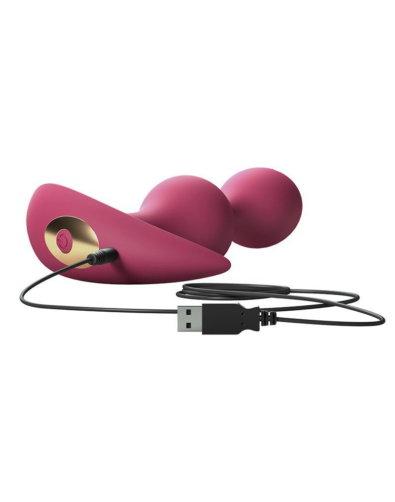 Love to Love Twinny Bud Buigbare Vibrerende Buttplug - roze - Erotiekvoordeel.nl