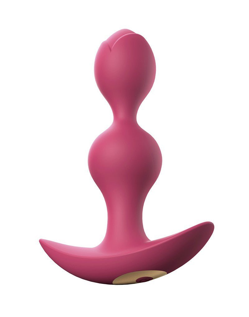 Love to Love Twinny Bud Buigbare Vibrerende Buttplug - roze - Erotiekvoordeel.nl