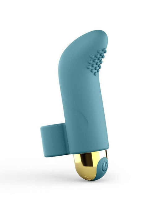 Love to Love Vinger Vibrator Touch Me Petrol - turquoise - Erotiekvoordeel.nl