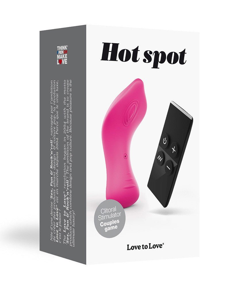 Love to love Clitoris Vibrator met remote control Hot Spot - Erotiekvoordeel.nl