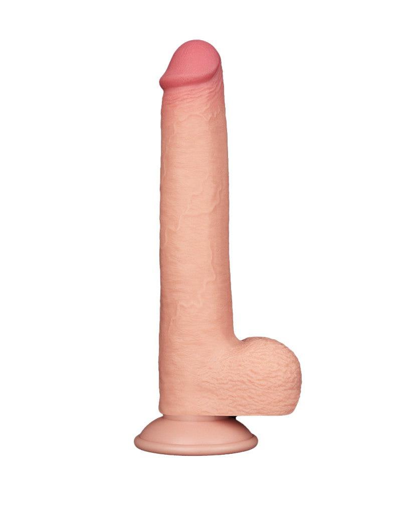 LoveToy - Dildo - Schuifhuid dildo - Lengte 22 cm - Diameter Ø 3.7 cm - Lichte Huidskleur-Erotiekvoordeel.nl