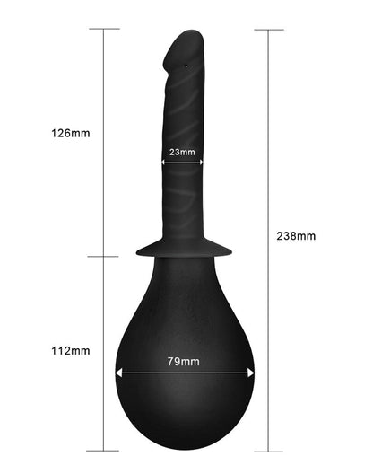 Lovetoy - Anaal Douche - Zwart-Erotiekvoordeel.nl