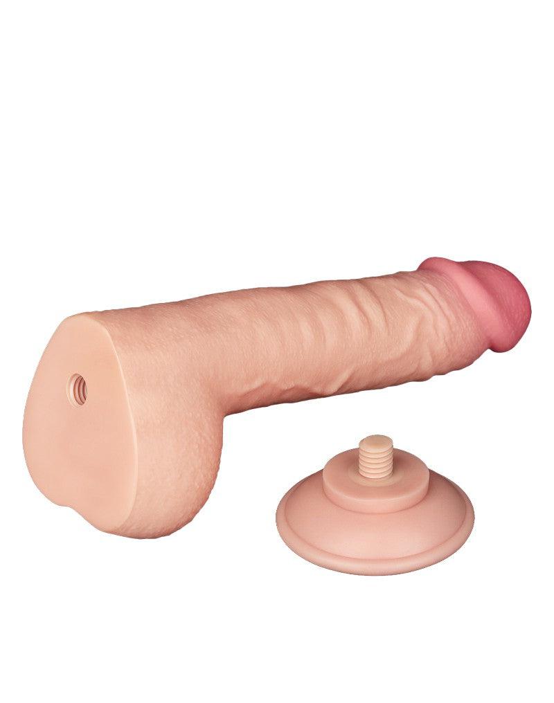 Lovetoy - Dildo - Glijdende Huid Dildo - Lengte 24 cm Diameter Ø 4.3 cm) - Lichte Huidskleur-Erotiekvoordeel.nl