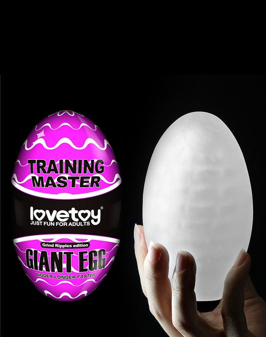 Lovetoy Giant Egg Masturbator Ei - paars-Erotiekvoordeel.nl