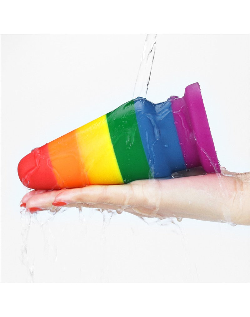 Lovetoy - Rainbow Pride Buttplug 15 cm-Erotiekvoordeel.nl