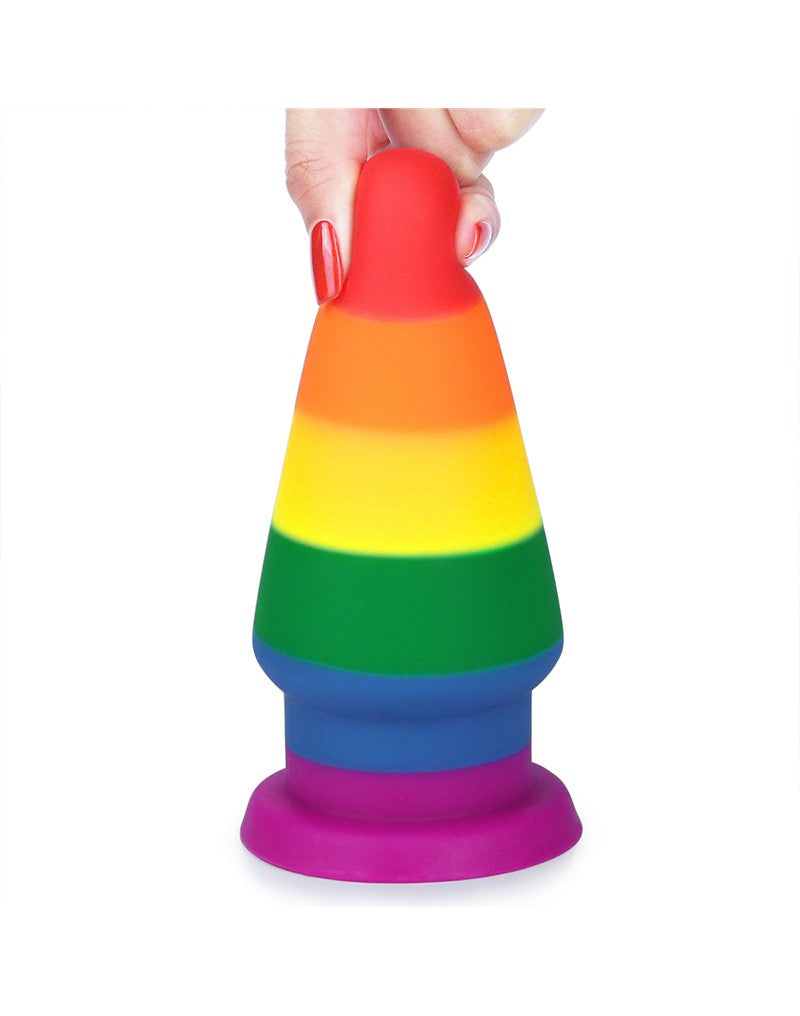 Lovetoy - Rainbow Pride Buttplug 15 cm-Erotiekvoordeel.nl