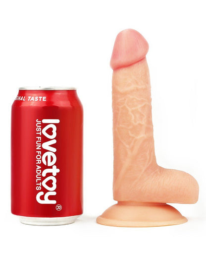 Lovetoy The Ultra Soft Dude Realistische Dildo - 18 x 4 cm - Erotiekvoordeel.nl