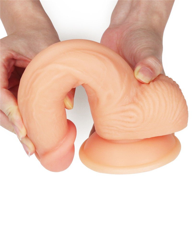 Lovetoy The Ultra Soft Dude Realistische Dildo - 20.5 x 3.5 cm - Erotiekvoordeel.nl