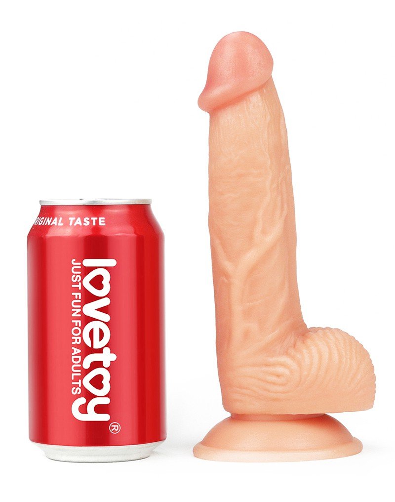 Lovetoy The Ultra Soft Dude Realistische Dildo - 20.5 x 3.5 cm - Erotiekvoordeel.nl