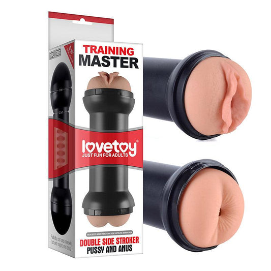 Lovetoy Training Master Dubbele Masturbator Pussy en Ass - Erotiekvoordeel.nl