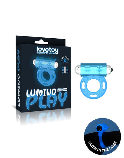 Lovetoy Vibrerende Cockring LUMINO PLAY - glow in the dark-Erotiekvoordeel.nl