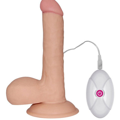 Lovetoy Vibrerende Dildo The Ultra Soft Dude van superzacht materiaal - Erotiekvoordeel.nl