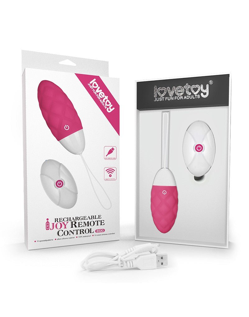 Lovetoy iJoy 1 Vibrerend Eitje met Afstandsbediening - roze-Erotiekvoordeel.nl