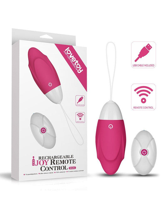 Lovetoy iJoy 2 Vibrerend Eitje met Afstandsbediening - roze-Erotiekvoordeel.nl