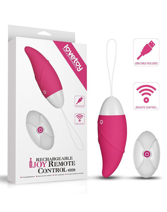 Lovetoy iJoy 3 Vibrerend Eitje met Afstandsbediening - roze-Erotiekvoordeel.nl