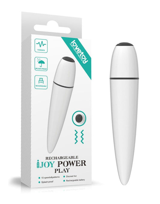 Lovetoy iJoy Bullet Vibrator - wit-Erotiekvoordeel.nl