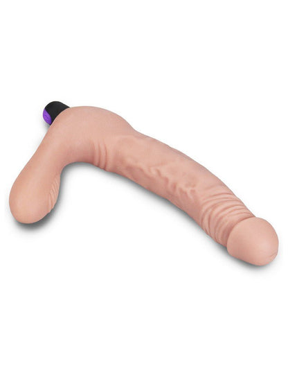 Lovetoy iJoy Dubbele Vibrerende Dildo - lichte huidskleur-Erotiekvoordeel.nl