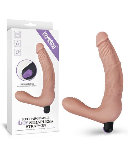 Lovetoy iJoy Dubbele Vibrerende Dildo - lichte huidskleur-Erotiekvoordeel.nl