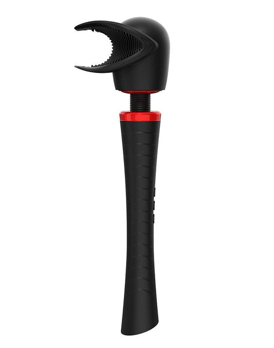 Man.Wand Extreme Powerwand Masturbator en Wand Vibrator met opzetstukken - zwart - Erotiekvoordeel.nl