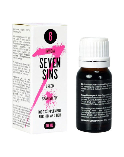 Morningstar - Seven Sins - Greed - Lustopwekker Voor Koppels - 10 ml-Erotiekvoordeel.nl