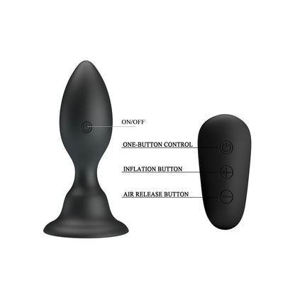 Mr. Play vibrerende anaal plug met afstandsbediening - Classic Buttplug - Erotiekvoordeel.nl