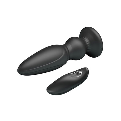 Mr. Play vibrerende oplaadbare anaal plug met remote control - buttplug Extra - Erotiekvoordeel.nl