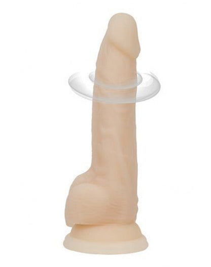 Naked Addiction Roterende en Vibrerende Siliconen Dildo met Zuignap 21,5 cm - Erotiekvoordeel.nl