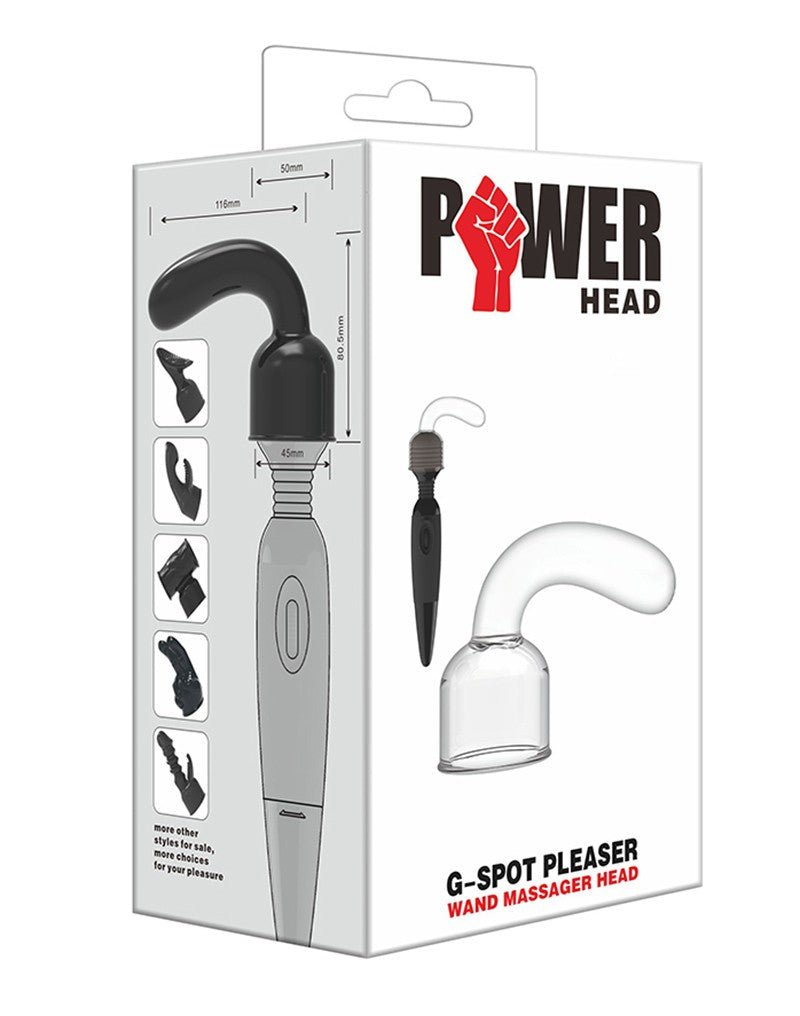 POWER Opzetstuk Wand Vibrator G-Spot Pleaser - transparant - Erotiekvoordeel.nl