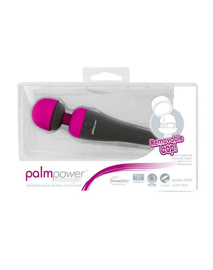 Palmpower Wand vibrator met verwisselbare kop - Roze - Erotiekvoordeel.nl