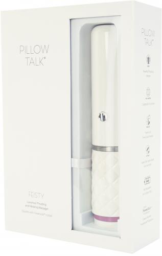 Pillow Talk Feisty Stotende Vibrator met handsfree houder - roze - Erotiekvoordeel.nl