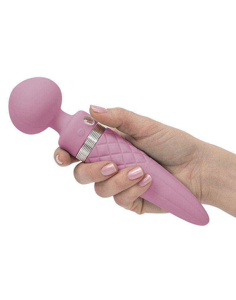 Pillow Talk Sultry Roterende Wand en G-spot Vibrator met verwarmingsfunctie - roze - Erotiekvoordeel.nl