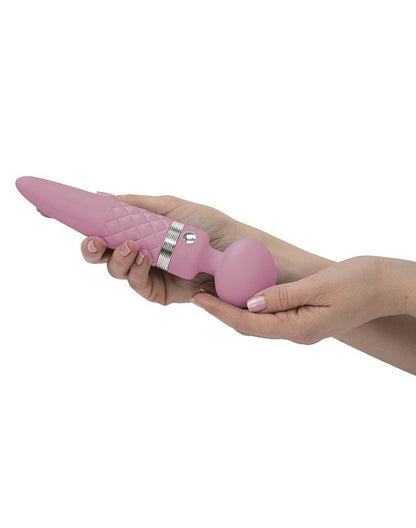 Pillow Talk Sultry Roterende Wand en G-spot Vibrator met verwarmingsfunctie - roze - Erotiekvoordeel.nl