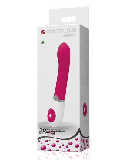 Pretty Love Daniel Klassieke Siliconen Basis Vibrator - roze - Erotiekvoordeel.nl